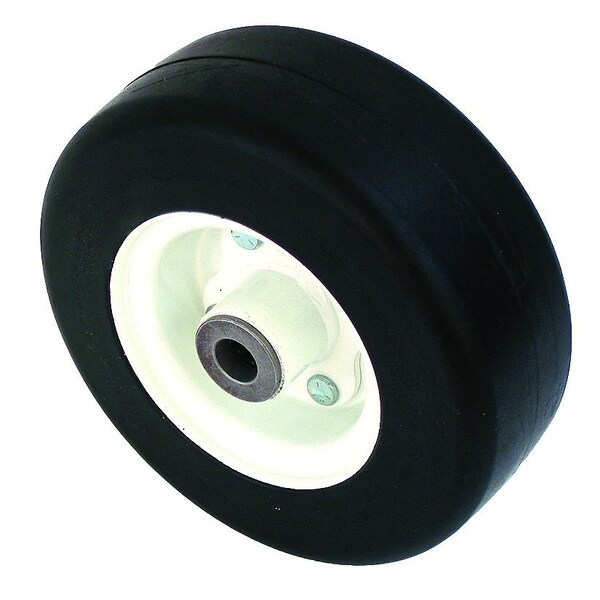 WHEEL-SMOOTH, 8X3X4, SOLID, WHITE 8.25" x8.25" x3.25"